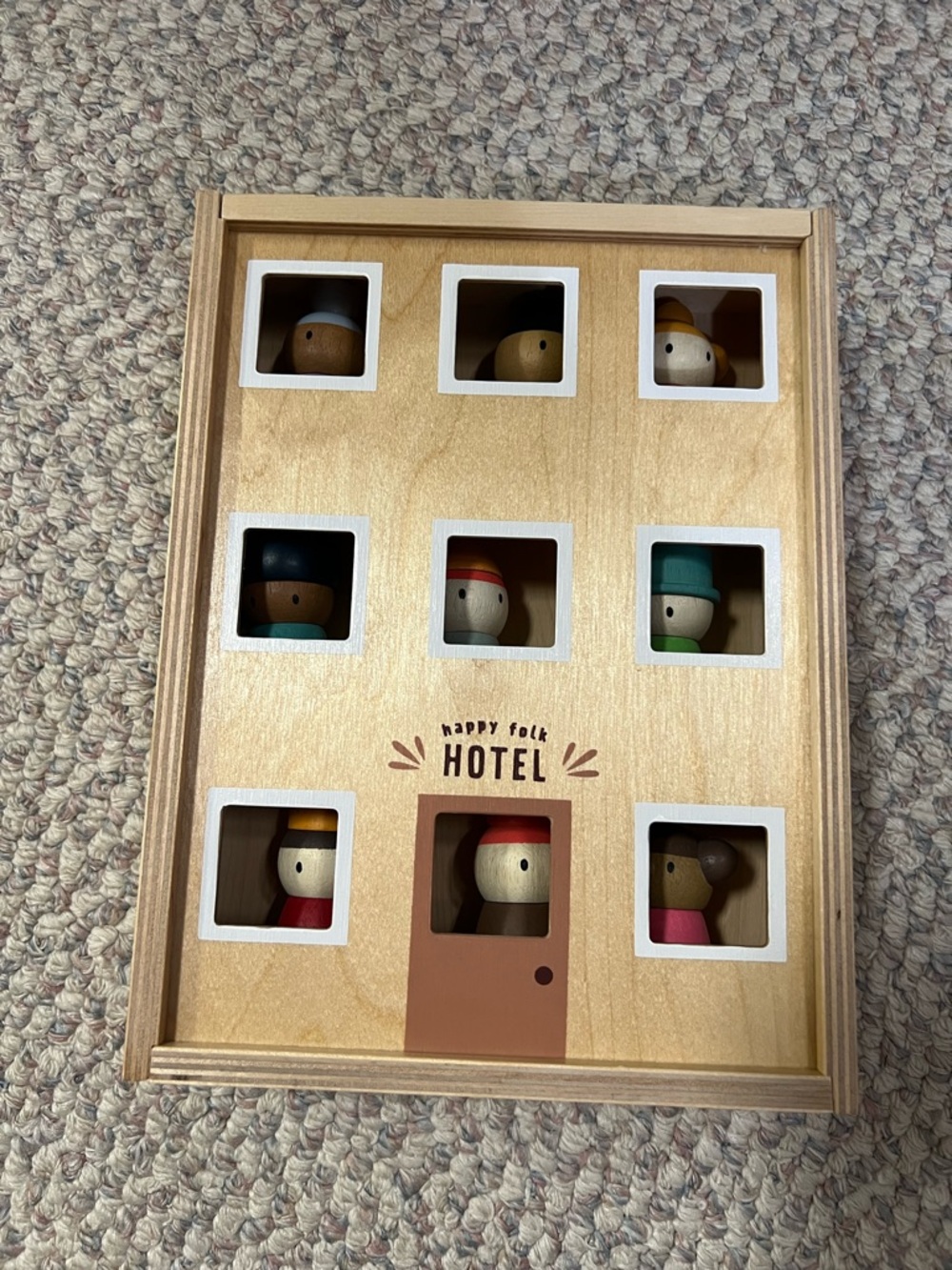 Wooden 'Happy Folk Hotel' Peg Doll Playset